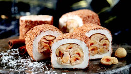 Premium HAZELNUT CREAM COVERED CINNAMON Turkish Delight - S105