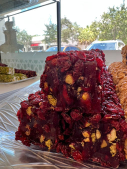 Premium Pomegranate Pistachio Turkish Delight