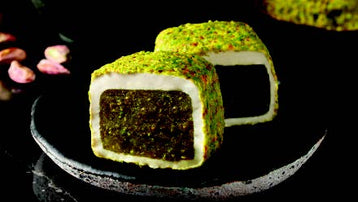 Experience the ultimate indulgence with Sultan's Premium Turkish Delight - Pistachio Paste Covered Pistachio. Each lavish piece boasts a double dose of pistachio goodness, with a creamy pistachio paste enrobing whole pistachios. Delight in the rich, nutty flavor and luxurious texture as you savor every bite. Elevate your Ramadan celebrations with this exquisite delicacy, fit for royalty. Order now for delivery in South Florida and across the US.