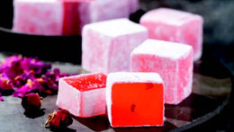 Delight in the exquisite fragrance and taste of Sultan's Premium Turkish Delight - Rose Flavor. Each piece is infused with the delicate essence of rose petals, offering a truly indulgent experience. Elevate your Ramadan celebrations with this luxurious treat, fit for royalty. Order now for delivery in South Florida and across the US. 