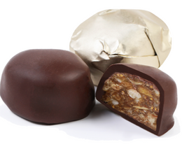 Dried Fig with Crushed Hazelnuts